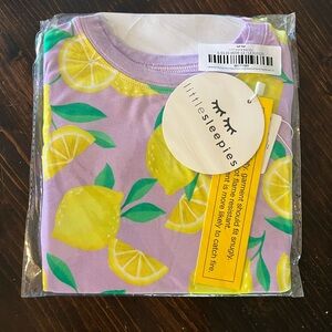 Little Sleepies Lavender Lemon Kids Long Sleeve Tee